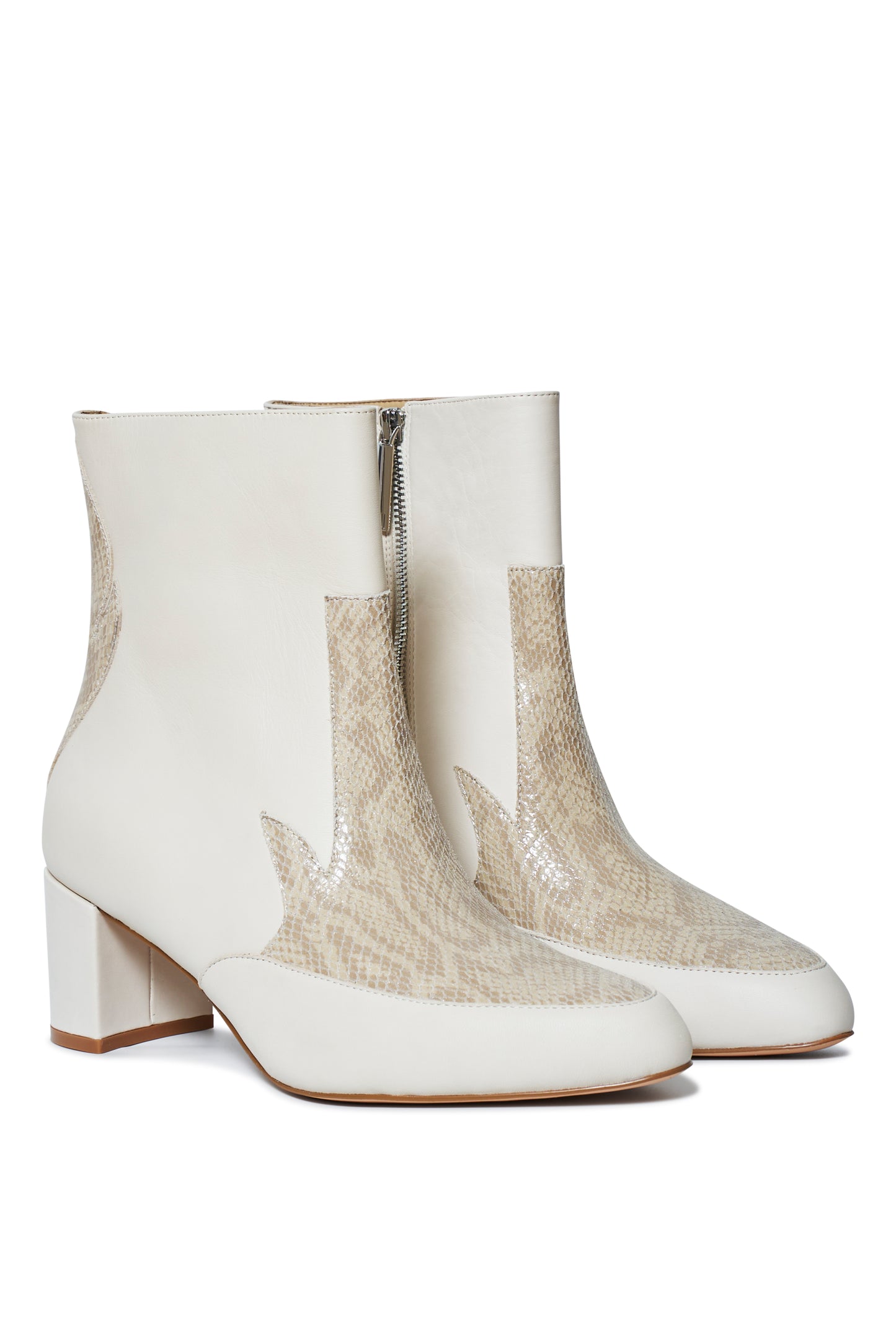 Bone Nappa Flame Ankle Boot