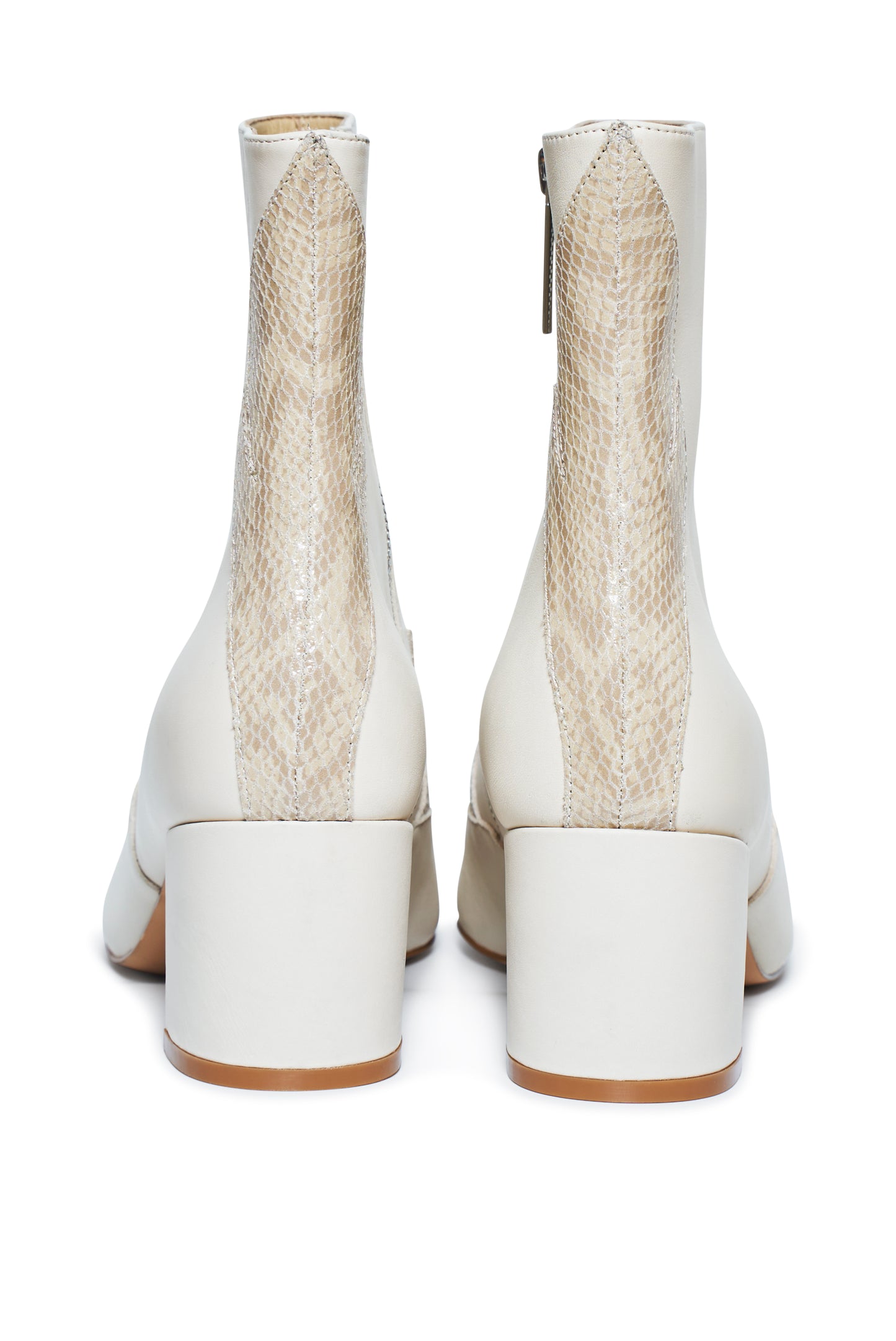 Bone Nappa Flame Ankle Boot