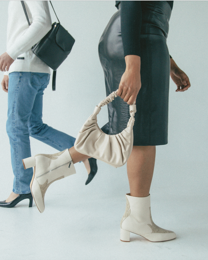 Bone Nappa Flame Ankle Boot